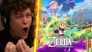 THE LEGEND OF ZELDA ECHOES OF WISDOM Trailer REACTION [upl. by Yttocs513]