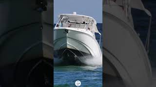 Boston Whaler ripping into the inlet full send  Boca Inlet boatlife saltlife boating summer [upl. by Sanderson]