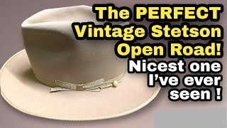 The MOST PERFECT Vintage STETSON OPEN ROAD I’ve Ever Seen in My 30 Years as a Hatter [upl. by Aelhsa]