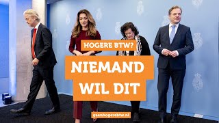 Géén hogere BTW Je belast er heel Nederland mee [upl. by Weinman436]