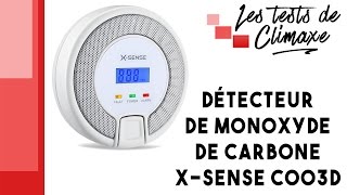 Test dun détecteur de monoxyde de carbone CO XSense CO03D [upl. by Sesom368]