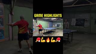 Short pimples vs plane rubber table tennis game highlights [upl. by Harlen]