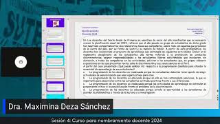 Nombramiento Docente 2024  Sesión 4 [upl. by Marden216]