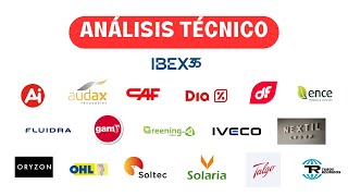 Análisis técnico semanal IBEX35 y 18 VALORES del mercado español 📈 [upl. by Adnara193]