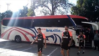 JUGADORES DEL PARANAENSE HICIERON RECONOCIMIENTO DEL ESTADIO METROPOLITANO [upl. by Oeflein]