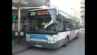 Irisbus Citelis Line RATP ÎledeFrance 3800 AN734MD Ligne 303 Sitting at Bobigny  Pablo Picasso [upl. by Legra876]