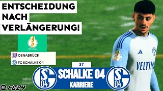 DFBPOKAL VIERTELFINALE 😱😮‍💨😳 Schalke Karriere 37  EA FC 24 [upl. by Eartha]