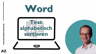 Word alphabetisch sortieren [upl. by Lissi]