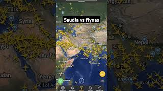 Saudia vs flynas flightradar24 [upl. by Anerak]