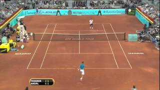 Madrid 2010 Final  Roger Federer vs Rafael Nadal Highlights [upl. by Llecrad]