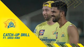 Spin and Run  Catching drills with Super Kings [upl. by Mauri]