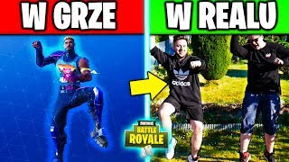 TANIEC Z FORTNITE W REALU XD BEKA [upl. by Aurelea]