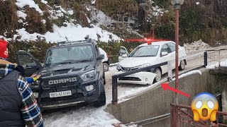 ACCIDENT of Shimla MLAs CAR vs Punjabs Scorpio 😳 It was Terrifying ⚠ [upl. by Aelhsa]