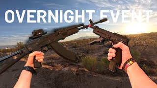 OVERNIGHT AIRSOFT EVENT  New FullAuto M9 amp AK74 [upl. by Nitza494]