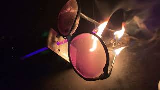 Can glow sticks burn through sunglasses [upl. by Zemaj]