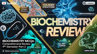 ⚕️ 4th Semester Biochemistry Review Part 2  Tissue Biochemistry Metabolism amp More 🩺 [upl. by Eniaral]