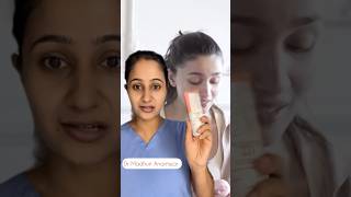 Alia Bhatt Skincare but Affordable 💰shorts moisturizer ceramide [upl. by Gnov142]