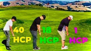 40 and 18 Handicap Golfers Vs 1 Handicap Golfer [upl. by Ferris182]