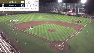 MSJ Baseball Game 1 vs Earlham College [upl. by Llenral10]