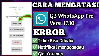 Cara Mengatasi Gb WhatsApp Error [upl. by Cherida]