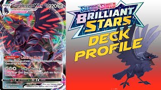 Brilliant Stars Deck Profile Corviknight VMAX [upl. by Olnee493]