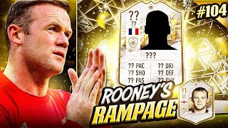 ANOTHER INSANE ICON PACK ROONEYS RAMPAGE 104 FIFA 22 [upl. by Bordy]