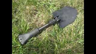 Gerber Gorge Folding Shovel Review amp Demonstration [upl. by Zetnwahs]