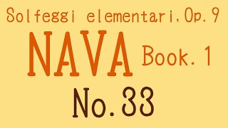 Gaetano Nava Book 1【No33】 Solfege amp Piano Acc [upl. by Dnilasor704]