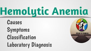 Hemolytic Anemia in Hindi ll Anemia ll Hematology And Blood Banking ll [upl. by Assille]