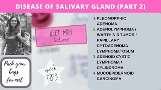 salivary gland neoplasm part 2 [upl. by Livvi]