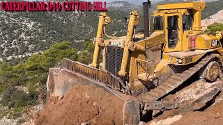 D11 Bulldozer Cutting New Area on Hill [upl. by Jess]