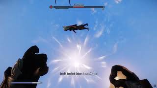 Skyrim  Serana spins aggressively in midair [upl. by Theran]