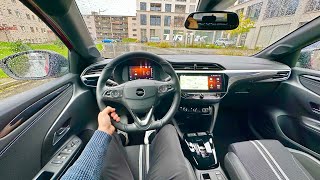 New Opel Corsa 2024 Test Drive POV [upl. by Amehsyt]