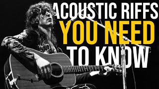 10 Acoustic Guitar Riffs That Will Make You A Better Player [upl. by Brodeur]