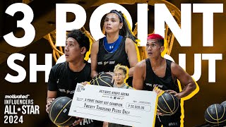 3 Point Shoot Out  Motivated Influencers ALL STAR 2024 [upl. by Karleen]