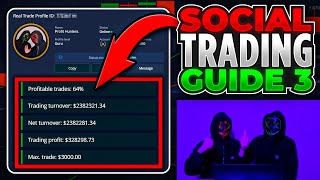 Social Trading ➜Guide3 Social Trading on Binary Options  Copy Trading Pocket OptionPocket Option [upl. by Ellegna]