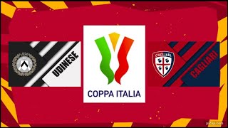 UDINESE vs CAGLIARI  Coppa Italia 116  live livestream [upl. by Woody]