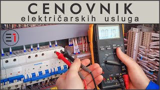 CENOVNIK elektricarskih usluga 2019 [upl. by Aisa]