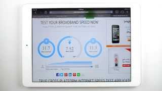 HTML5 Internet Speed Test On iPad iPhone amp Nexus 5 [upl. by Halyahs]