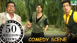 Dogs Fighting With Prakash Raj amp Sonu Sood Comedy Scenes  Entertainment  Hindi Film [upl. by Anuqahs]