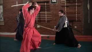 Ogawa Ryu  Spain and Kuwait training  Battojutsu Futarigake by Luis Nogueira [upl. by Emelda]