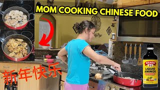 🥡 COOK CHINESE FOOD WITH A COLOMBIAN 🇨🇴 MOM OF 2 ㊗️ [upl. by Galligan]