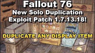 Fallout 76 duplication exploit glitch plus public build link [upl. by Zaccaria819]