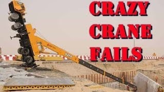 BEST CRANE ACCIDENTS  Ultimate Crane Fails Compilation [upl. by Annoyk]