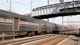 Amtrak Northeast Corridor Thanksgiving Sunday 2013  Part 1 [upl. by Repohtsirhc]