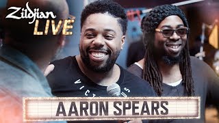 Zildjian LIVE  Aaron Spears Interview [upl. by Yesdnil]