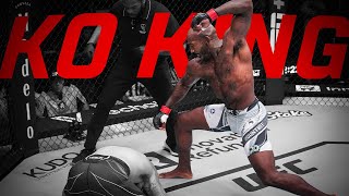 KO KING👑  Every Khalil Rountree Knockout  UFC 307 [upl. by Molton]