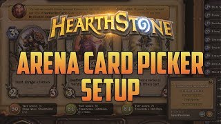 Hearthstone Arena Companion Setup  Hearth Arena Card Picker  Dekkster [upl. by Juline]