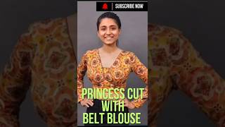 Princess Cut with belt BlouseThe Ultimate Guide to Cutting amp Stitchingcutting and stitching [upl. by Inalel313]