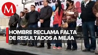 Increpan a Ricardo Mejía en Coahuila le reclaman resultados en seguridad [upl. by Elocen]